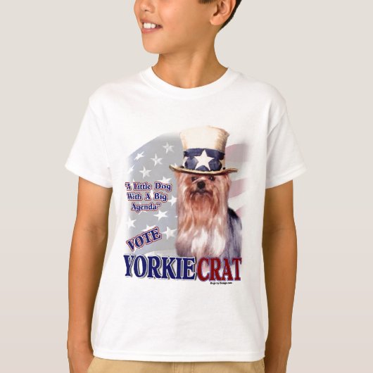 ヨークシャーテリアギフト Tシャツ (正面)