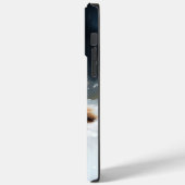 ヨークシャーテリアクリスマスの雪の冬 Case-Mate iPhoneケース (裏面 / 左)