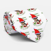 ヨークシャーテリアクリスマスギフト ネクタイ (ロール)