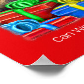 ヨークシャーテリアクリスマスギフト ポスター (角)