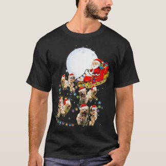 ヨークシャーテリアクリスマスサンタズレイおもしろい犬 Tシャツ