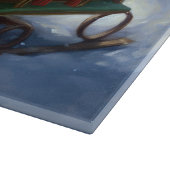 ヨークシャーテリアクリスマスフェスティバルシーズン カッティングボード (角)