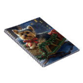 ヨークシャーテリアクリスマスフェスティバルシーズン ノートブック (右側)