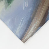 ヨークシャーテリアクリスマスフェスティバルシーズン フリースブランケット (角)