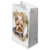 ヨークシャーテリアクリスマスリースフェスティバルカップ スモールペーパーバッグ (裏面アングル)