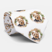 ヨークシャーテリアクリスマスリースフェスティバルカップ ネクタイ (ロール)