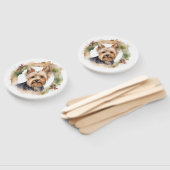 ヨークシャーテリアクリスマスリースフェスティバルカップ ハンドファン (組立なし)