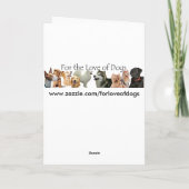 ヨークシャーテリアクリスマス シーズンカード (裏面)