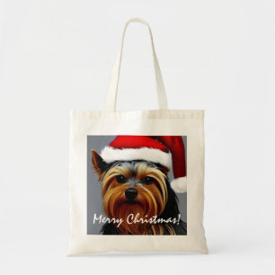ヨークシャーテリアクリスマス トートバッグ