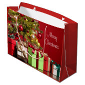 ヨークシャーテリアクリスマス ラージペーパーバッグ (裏面アングル)