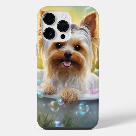 ヨークシャーテリアケース iPhoneケース (裏面)