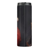 ヨークシャーテリアサンタクロースフェスティバルクリスマス タンブラー (裏面)