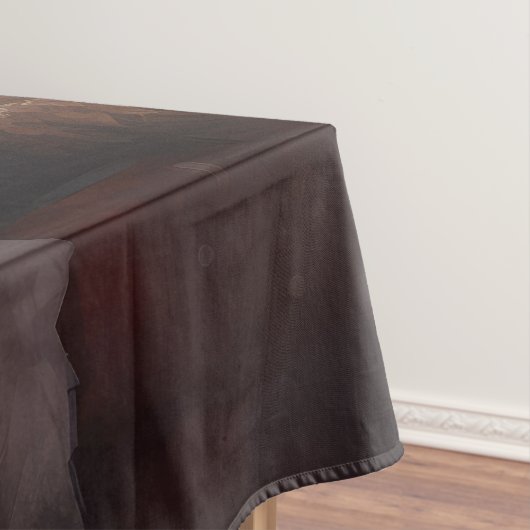 ヨークシャーテリアサンタクロースフェスティバルクリスマス テーブルクロス (インサイチュ)