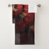 ヨークシャーテリアサンタクロースフェスティバルクリスマス バスタオルセット (インサイチュ)