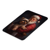 ヨークシャーテリアサンタクロースフェスティバルクリスマス マグネット (左側)