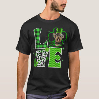 ヨークシャーテリアシャムロックラッキークローバーアイリッシュSt patricks day Tシャツ