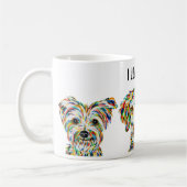 ヨークシャーテリアスパニエル犬シーズー(犬)トゥーラブドッグマグ コーヒーマグカップ (左)