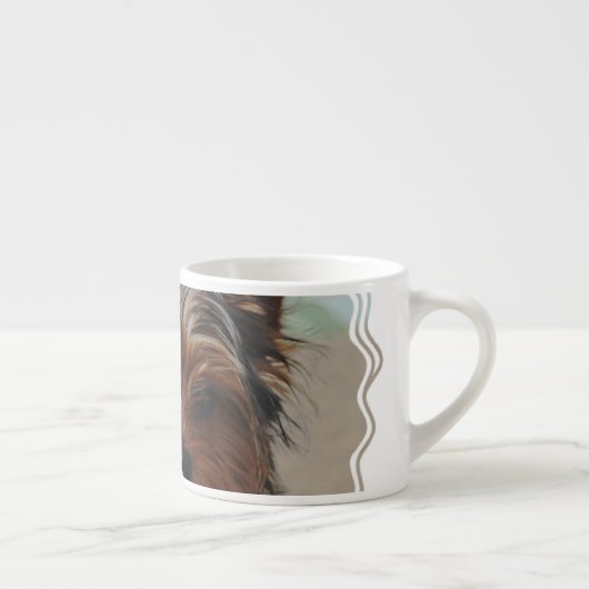 ヨークシャーテリアテリアの専門のマグ エスプレッソカップ (右)