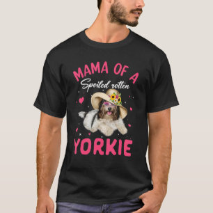 ヨークシャーテリアテリアキュートMomのヨークシャーテリア1 Tシャツ