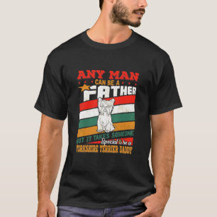 ヨークシャーテリアデイヴィンテージレトロ Tシャツ