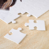 ヨークシャーテリアドッグとハートバレンタインデー ジグソーパズル (側面)