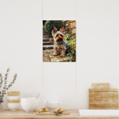 ヨークシャーテリアドッグアートプリントポスター ポスター (キッチン)