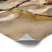 ヨークシャーテリアドッグアートプリントポスター ポスター (角)