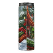 ヨークシャーテリアドッグクリスマスフェスティバル タンブラー (裏面)