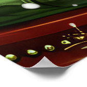 ヨークシャーテリアドッグクリスマスフェスティバル ポスター (角)