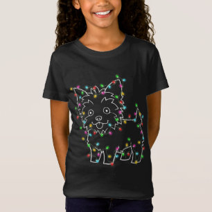 ヨークシャーテリアドッグズツリークリスマスセータークリスマスペットアニマル Tシャツ