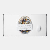 ヨークシャーテリアドッグハロウィーン デスクマット (キーボード&マウス)