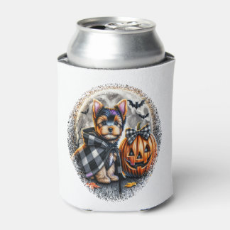 ヨークシャーテリアドッグハロウィーン 缶クーラー