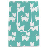 ヨークシャーテリアドッグパピーヨークシャーテリア ミディアムペーパーバッグ (裏面)