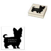 ヨークシャーテリアドッグパピーヨークシャーテリア ラバースタンプ (押印)