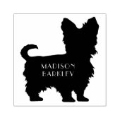 ヨークシャーテリアドッグパピーヨークシャーテリア ラバースタンプ (インプリント)