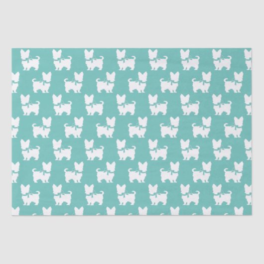 ヨークシャーテリアドッグパピーヨークシャーテリア 薄葉紙 (正面)