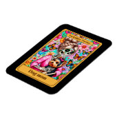 ヨークシャーテリアドッグママタロットカードマグネット マグネット (左側)