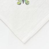 ヨークシャーテリアドッグママフローラ フリースブランケット (角)