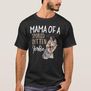 ヨークシャーテリアドッグヨークシャーテリアマムドッグ Tシャツ
