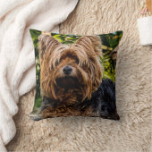 ヨークシャーテリアドッグ クッション (ブランケット)