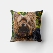 ヨークシャーテリアドッグ クッション (裏面)