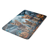 ヨークシャーテリアハロウィン不気味 バスマット (アングル)