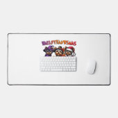 ヨークシャーテリアハロウィーンサンクスギビングクリスマス デスクマット (キーボード&マウス)