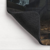 ヨークシャーテリアハロウィーン怖 マウスパッド (コーナー)