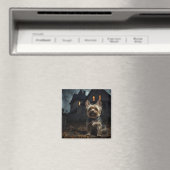 ヨークシャーテリアハロウィーン怖 マグネット (インサイチュ (食洗機))