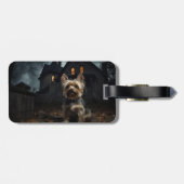 ヨークシャーテリアハロウィーン怖 ラゲッジタグ (裏面横)