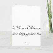 ヨークシャーテリアバルーンハッピーBデイ カード (裏面)