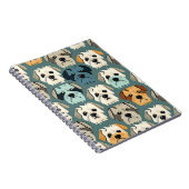 ヨークシャーテリアパターン ノートブック (右側)