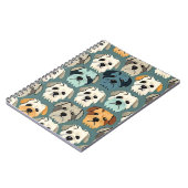 ヨークシャーテリアパターン ノートブック (左側)