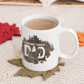 ヨークシャーテリアパパ犬は恋人の父の日を育てる コーヒーマグカップ